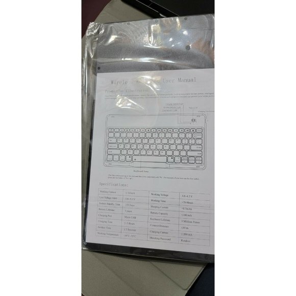 Bluetooth Keyboard Case for iPad Pro 11-inch 2020 TPU Back Cover With Pen Slot - Picture 6 of 8